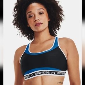 ☄️Under Armour Women's Mid Crossback Block Sports Bra